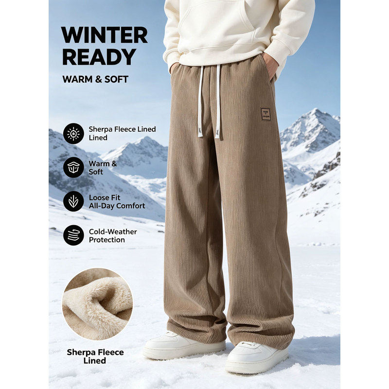 Erkek Kışlık Spor Pantolonu Ko - Corduroy Pant Warm incelemesi ve fiyatı