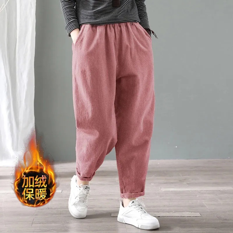 Kadınlar İçin Korduroy Harem P - Corduroy Pant Warm incelemesi ve fiyatı