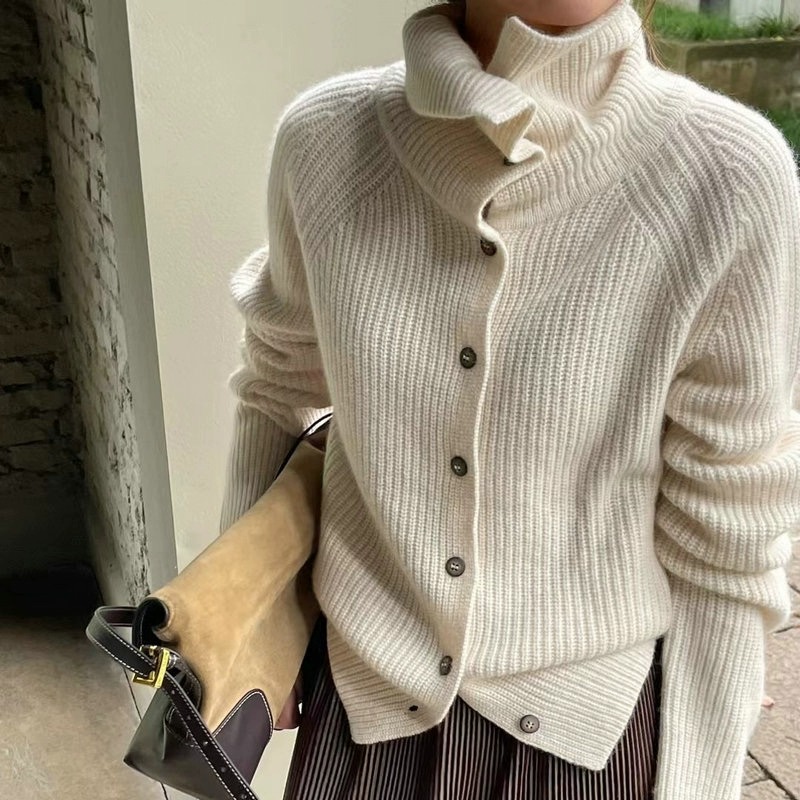 Balıkçı yaka Hırka Bayanlar %  - Wool Coat Peacoat incelemesi ve fiyatı